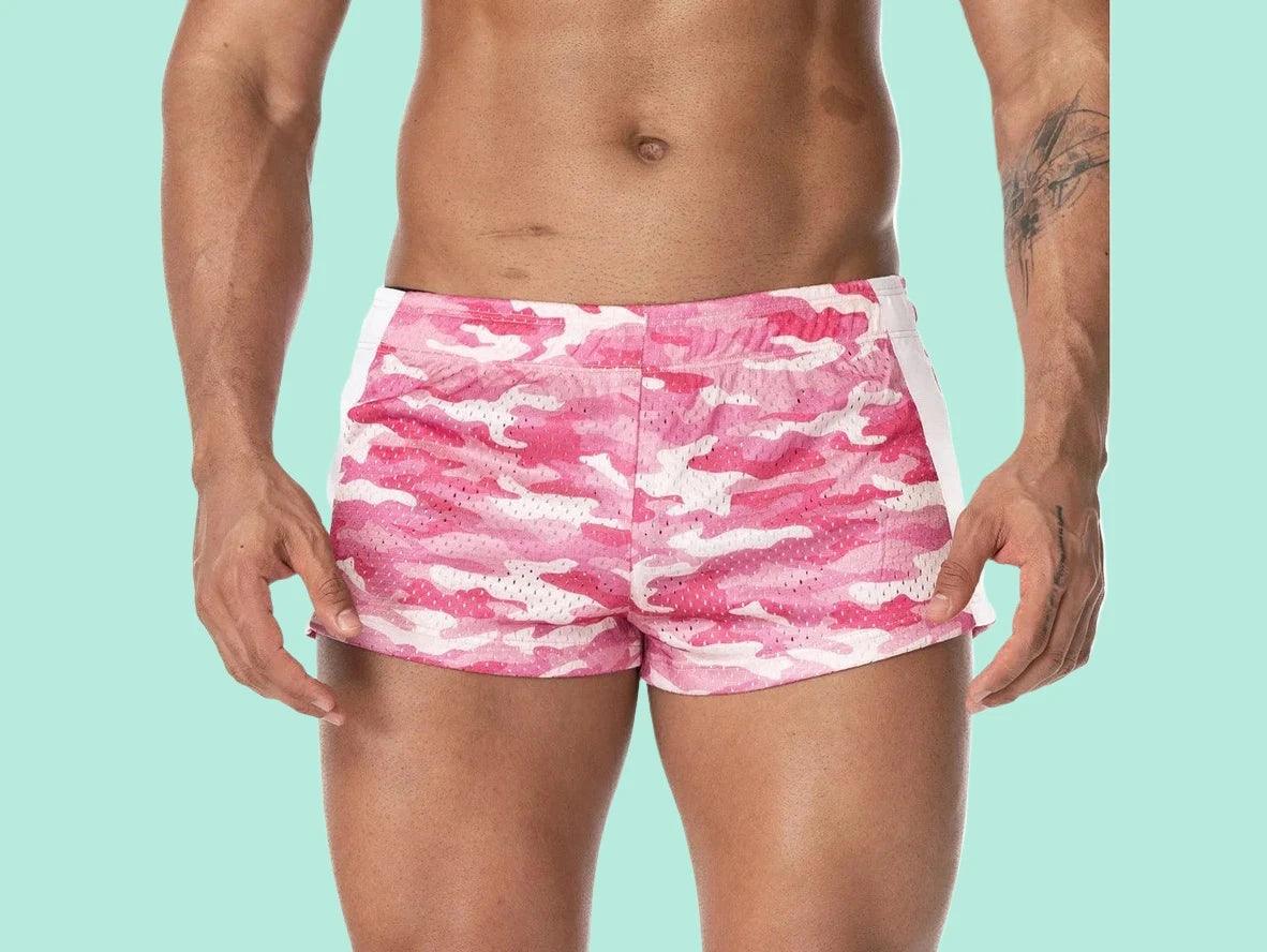 Gay Gym Shorts | AIMPACT Camo 3-inch Short Shorts