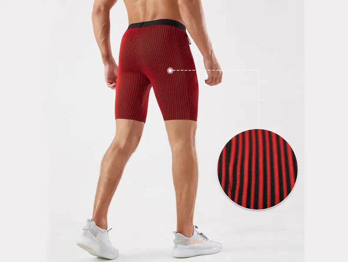 Gay Gym Shorts | Compression Running Half Tights
