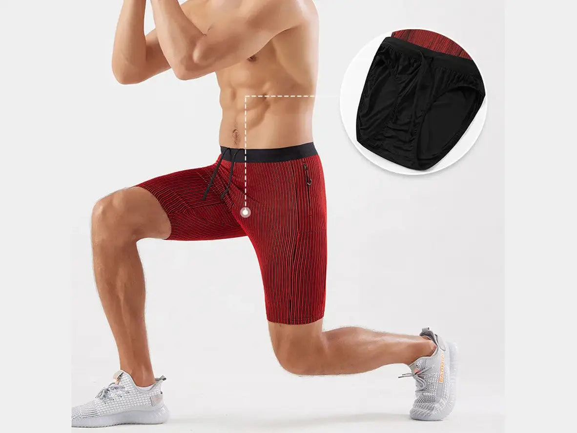 Gay Gym Shorts | Compression Running Half Tights