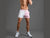 Gay Gym Shorts | Contrast Color Cotton Fitness Shorts