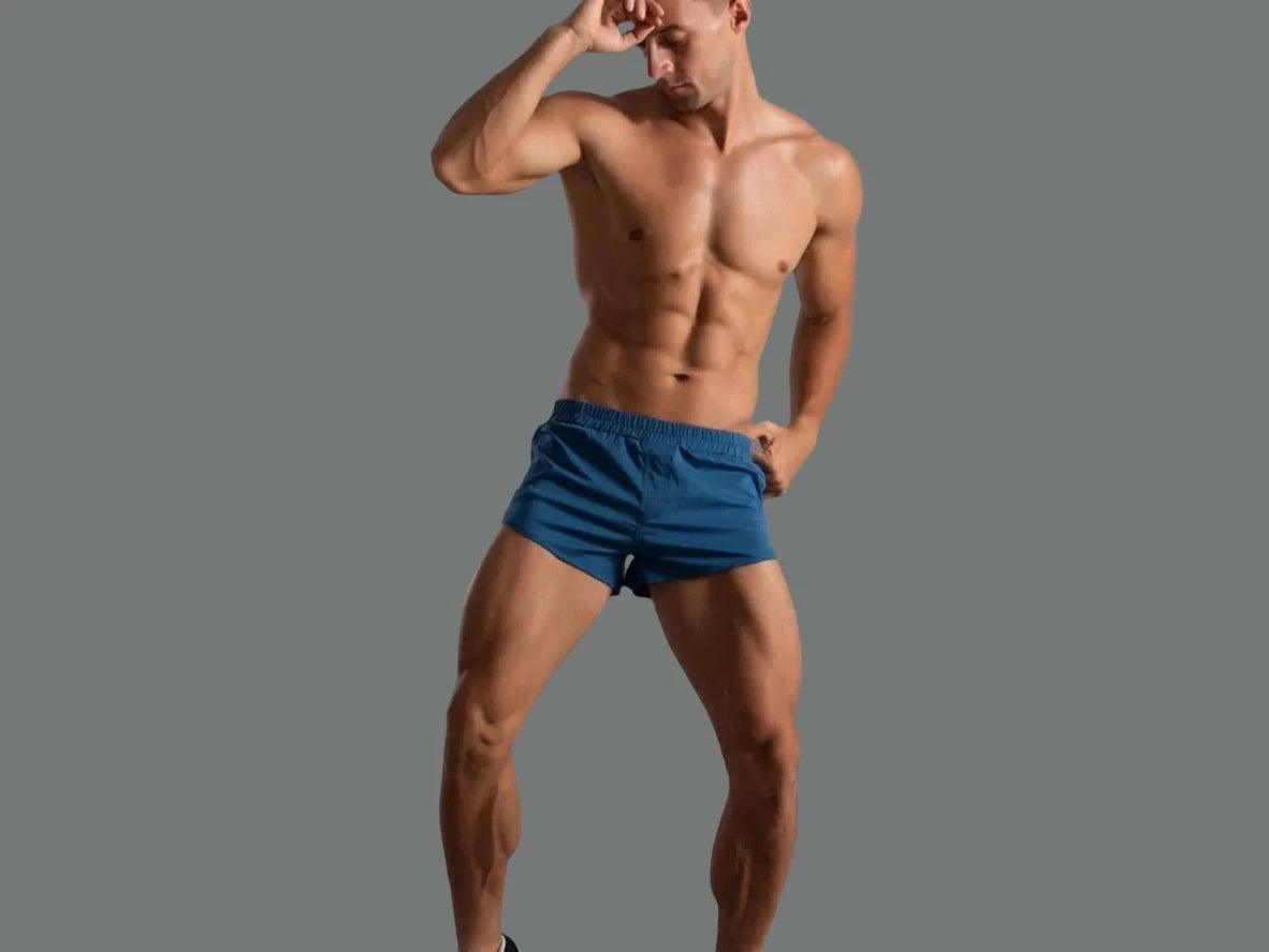 Gay Gym Shorts | Cotton 3 Inch Run Shorts