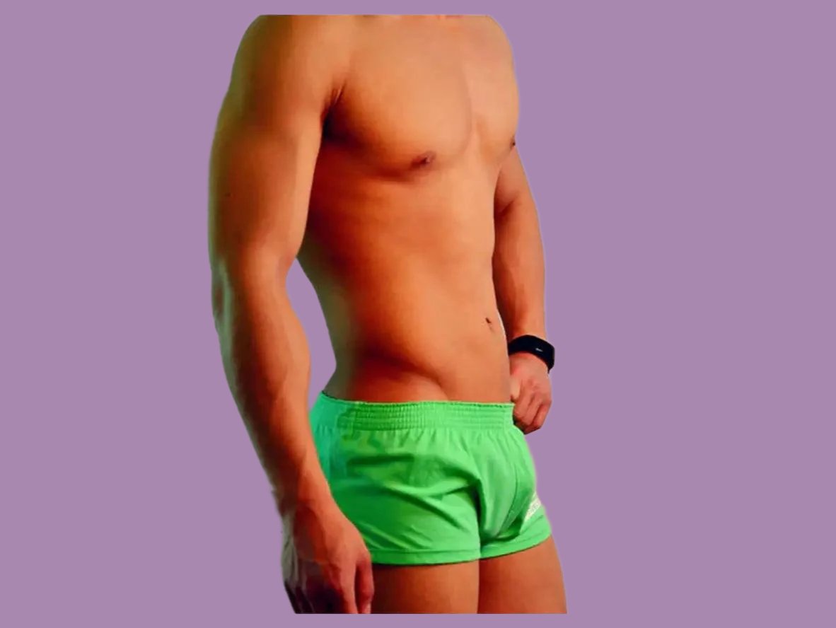 Gay Gym Shorts | D.M Gym Lounge Booty Shorts