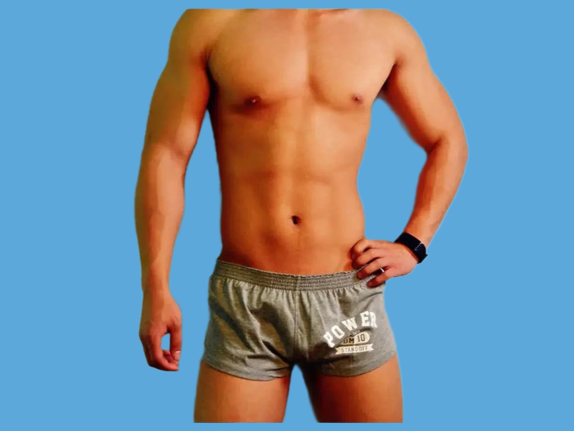Gay Gym Shorts | D.M Gym Lounge Booty Shorts