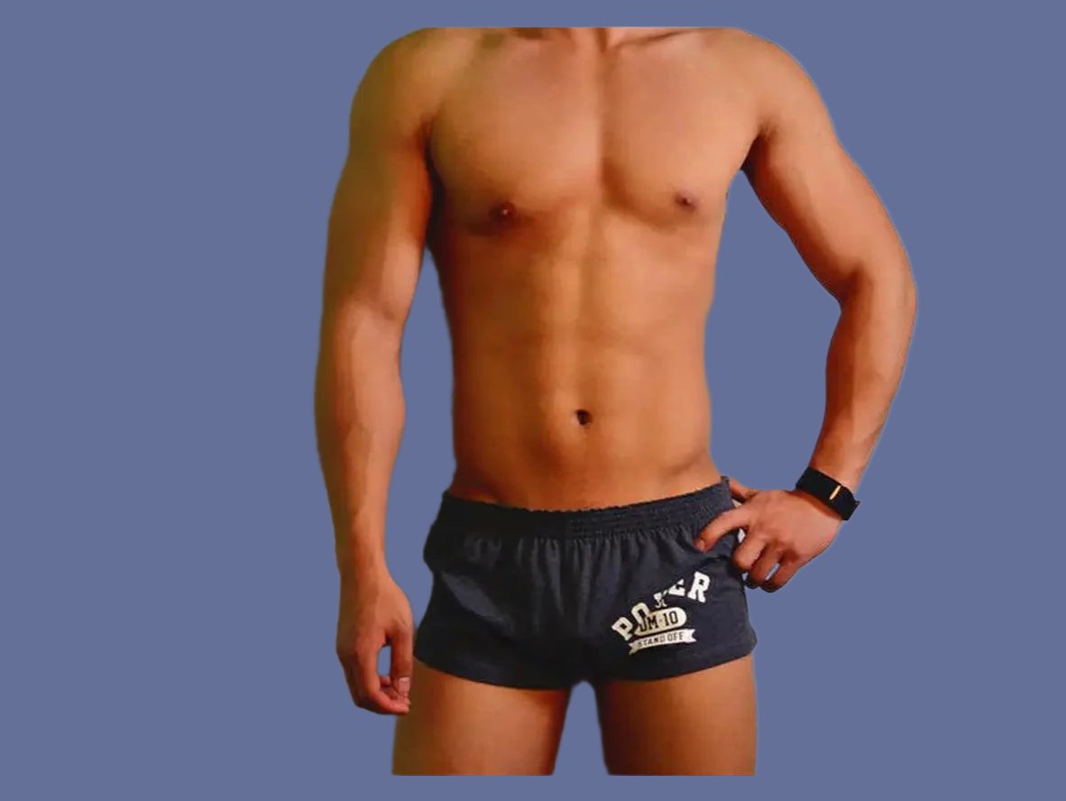 Gay Gym Shorts | D.M Gym Lounge Booty Shorts