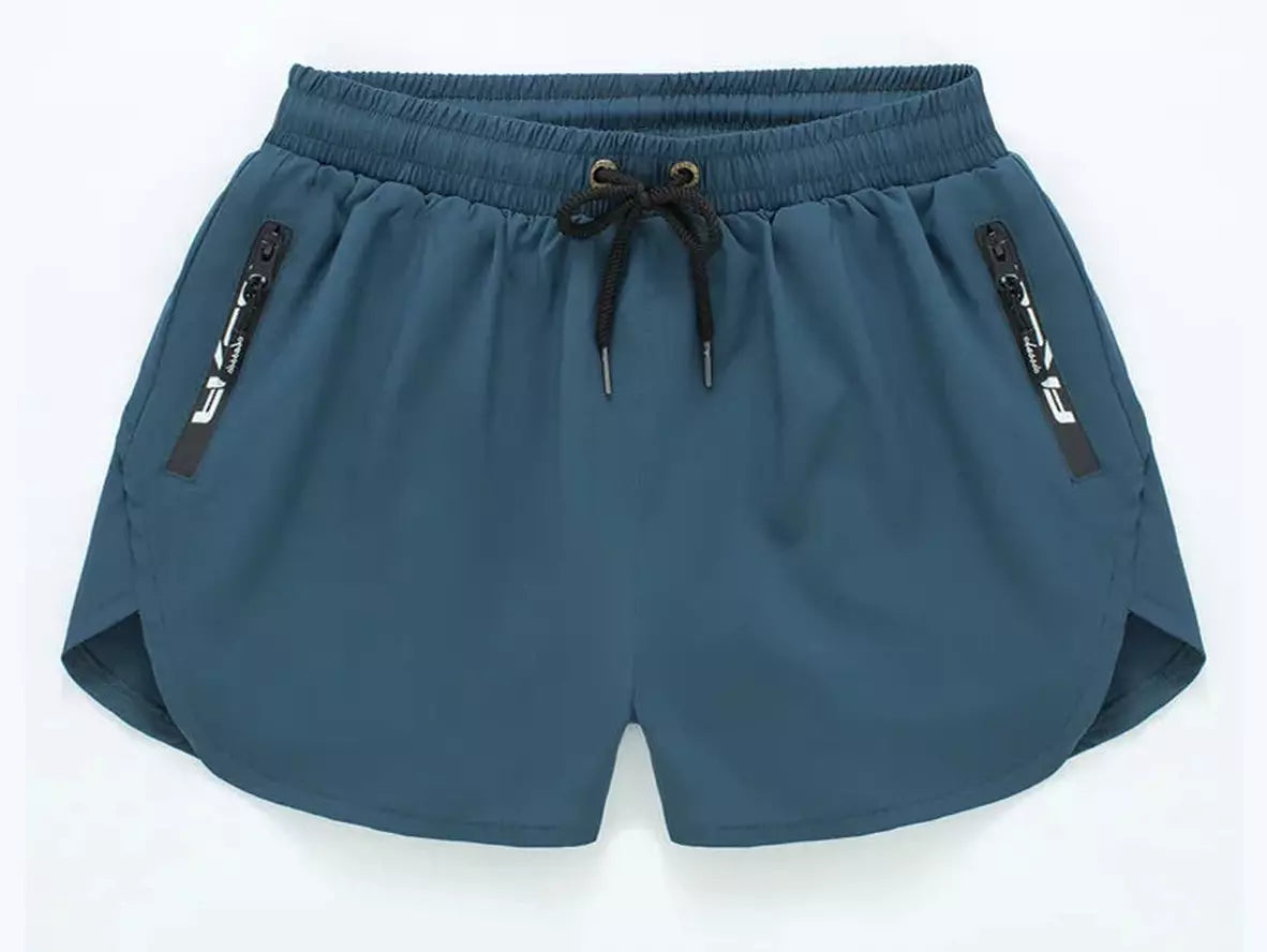 Gay Gym Shorts | DESMIIT Zipper Pocket Lined Workout Shorts