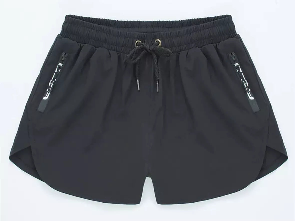 Gay Gym Shorts | DESMIIT Zipper Pocket Lined Workout Shorts