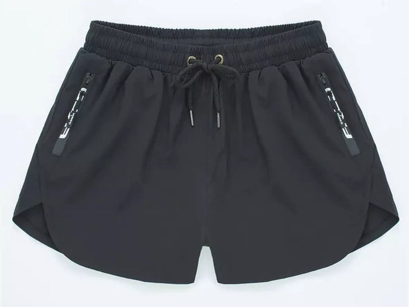 Gay Gym Shorts | DESMIIT Zipper Pocket Lined Workout Shorts