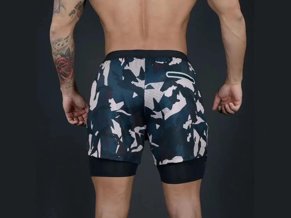Gay Gym Shorts | Double-Deck Workout Shorts