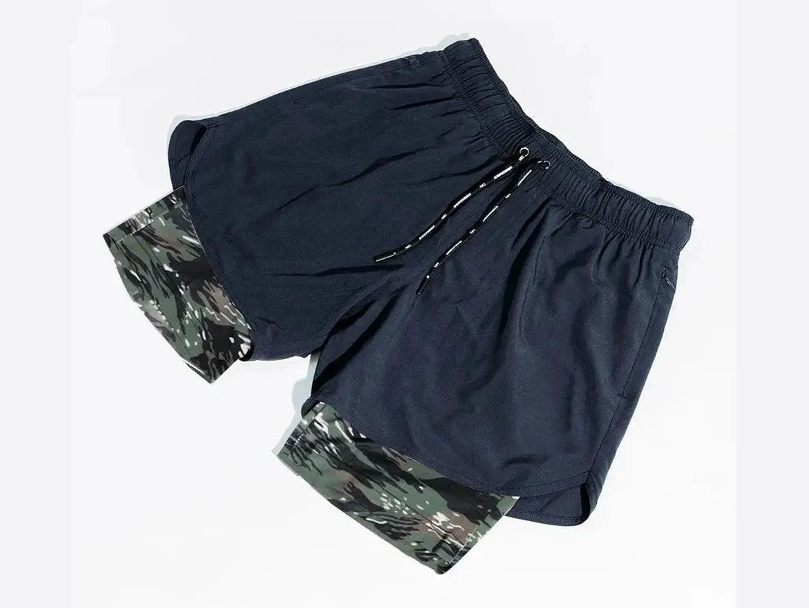 Gay Gym Shorts | Double Layer Workout Shorts