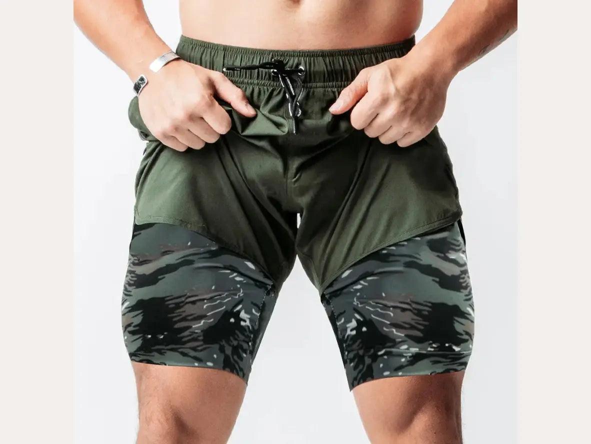 Gay Gym Shorts | Double Layer Workout Shorts