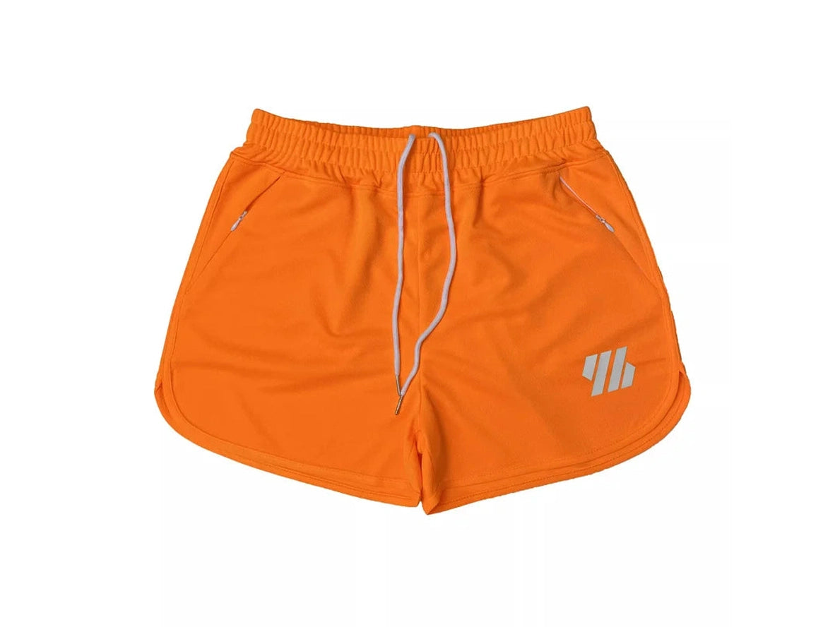 Gay Gym Shorts | Fitness Workout Zipper Pocket Shorts