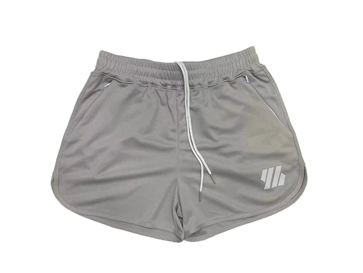 Gay Gym Shorts | Fitness Workout Zipper Pocket Shorts