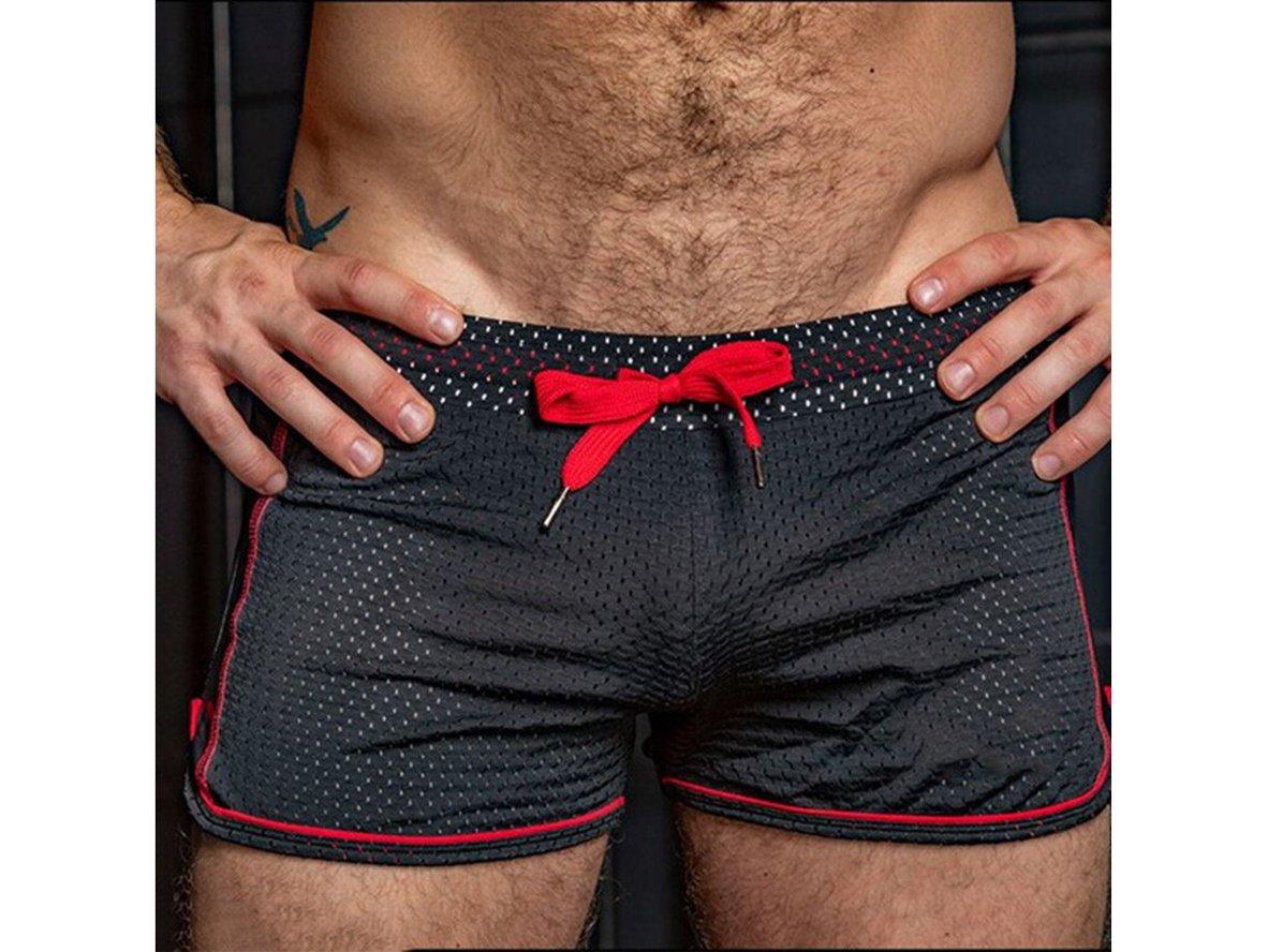 Gay Gym Shorts | Mesh Open Butt Gym Shorts
