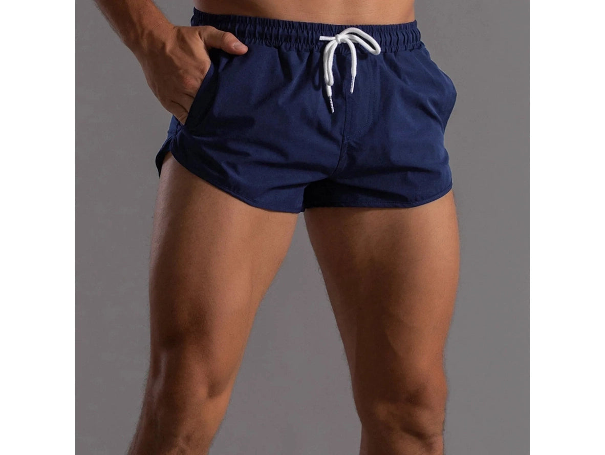 Gay Gym Shorts | Navy Training Athletic Shorts