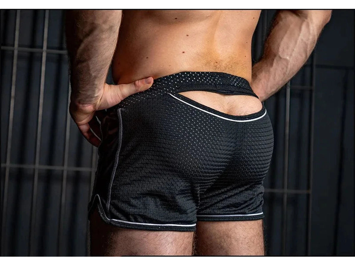 Gay Gym Shorts | Open Butt Gym Shorts