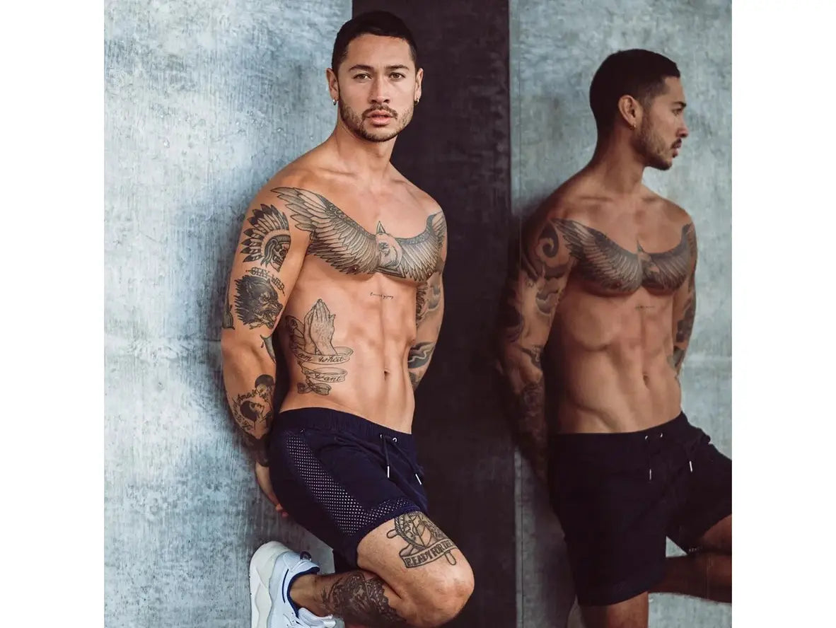 Gay Gym Shorts | Stretch Mesh Training Gym Shorts