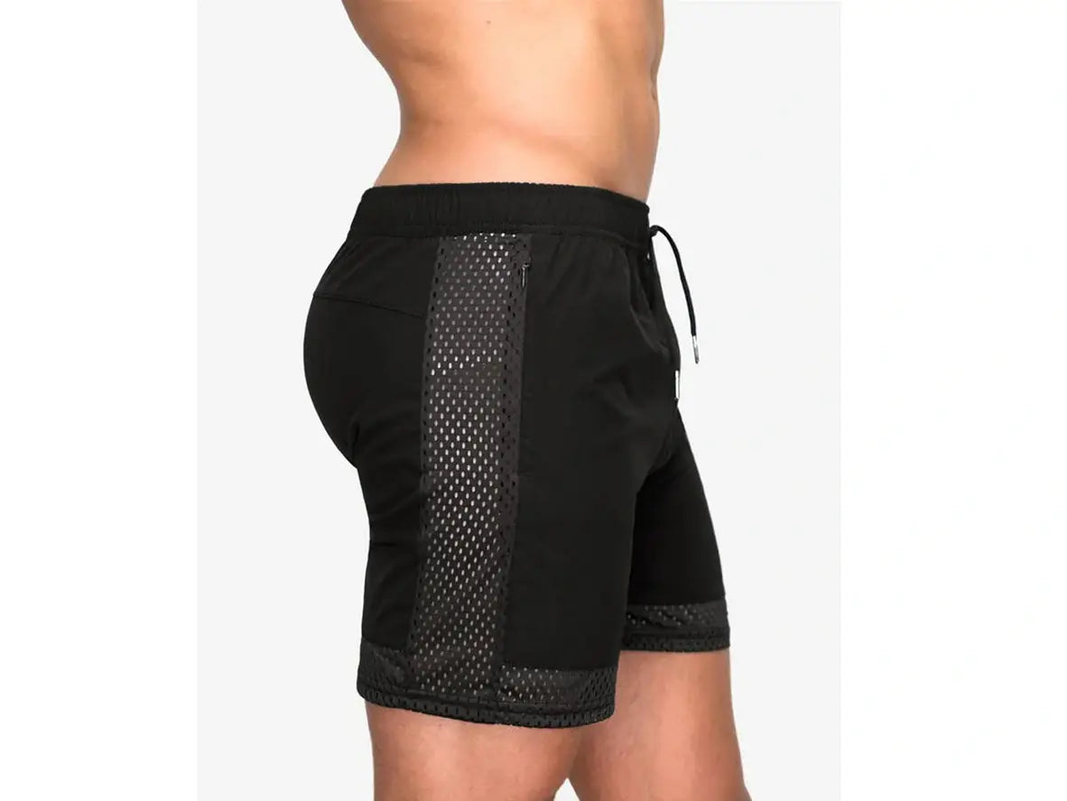 Gay Gym Shorts | Stretch Mesh Training Gym Shorts