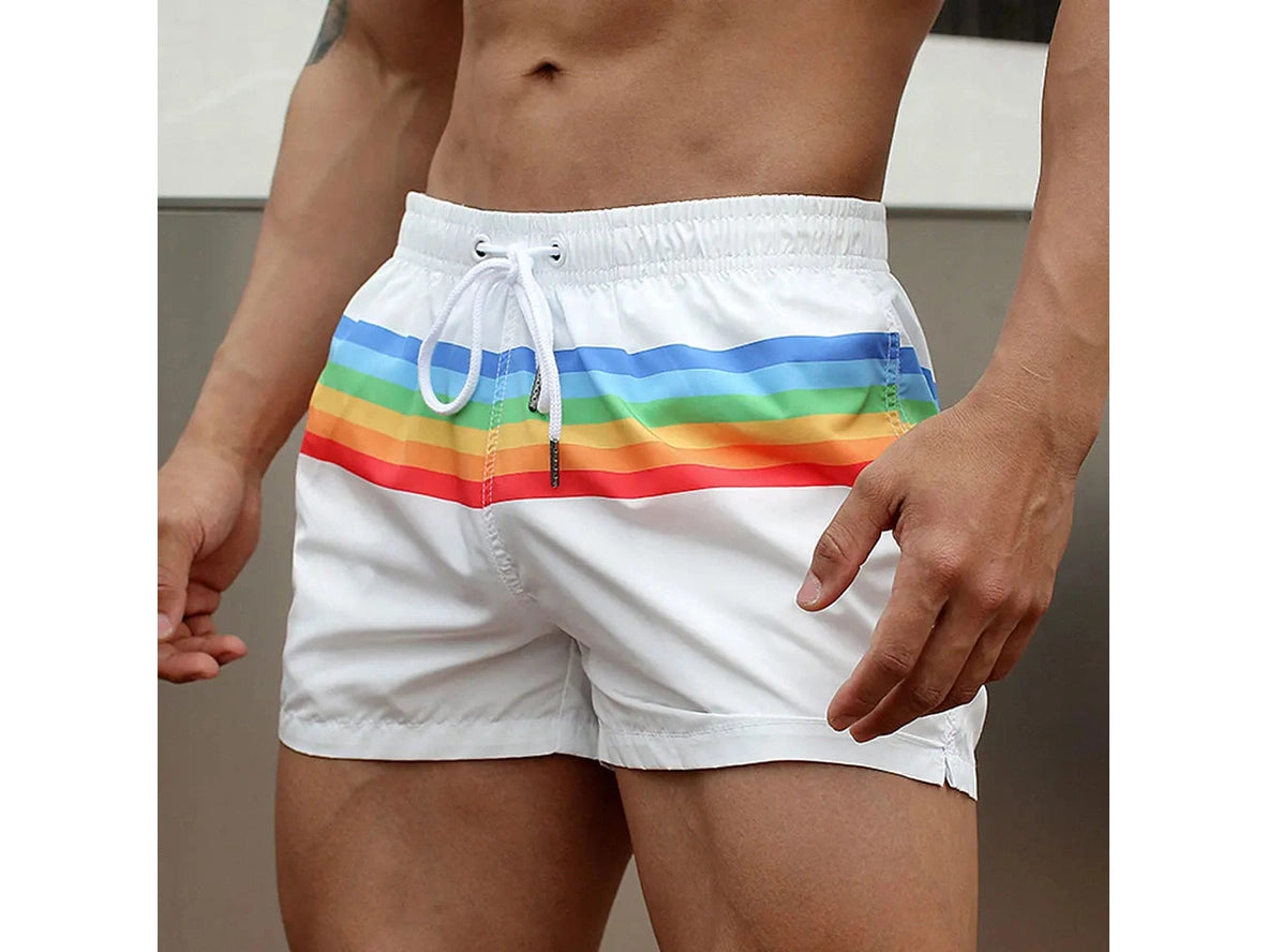 Gay Gym Shorts | UXH Pride Rainbow Gym Shorts