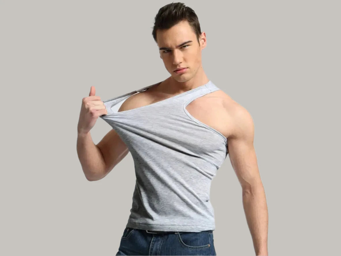 Gay Gym Tank Tops | Solid Cotton Tank Tops