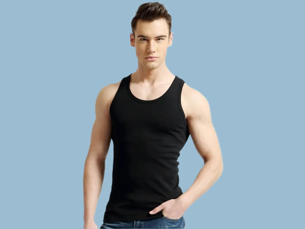 Gay Gym Tank Tops | Solid Cotton Tank Tops