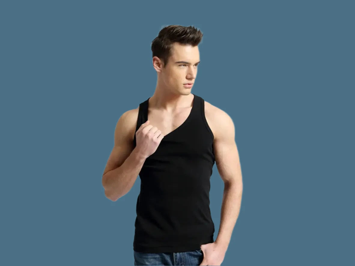 Gay Gym Tank Tops | Solid Cotton Tank Tops