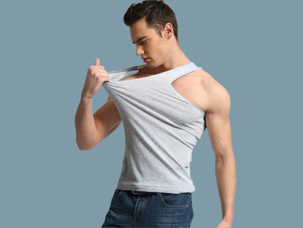 Gay Gym Tank Tops | Solid Cotton Tank Tops