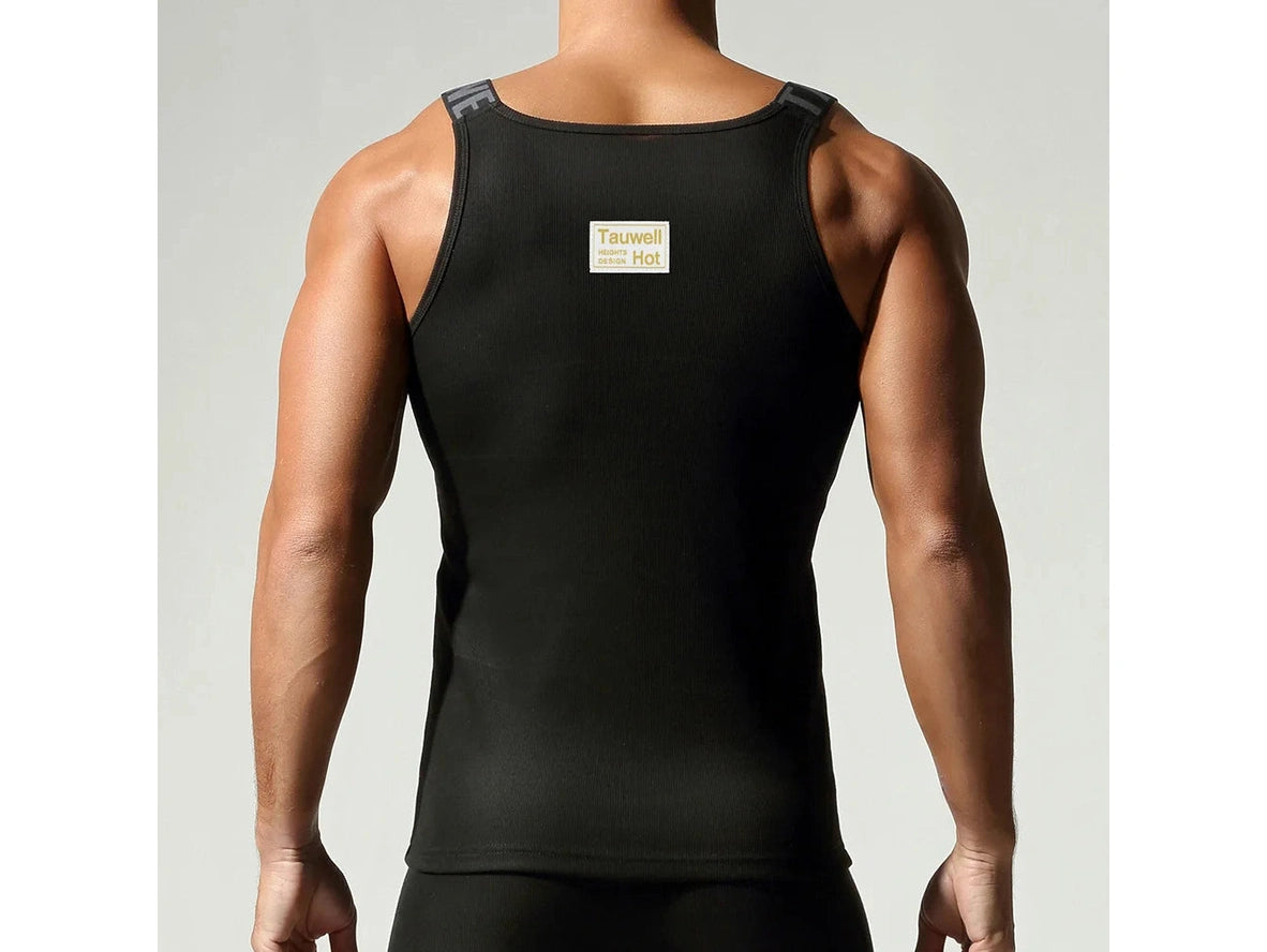 Gay Gym Tank Tops | TAUWELL Rib Tank Tops
