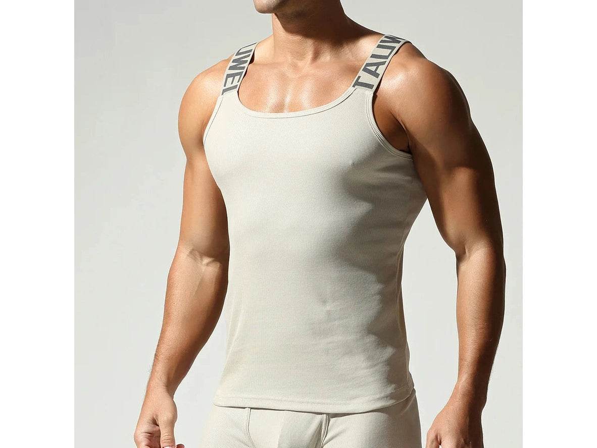 Gay Gym Tank Tops | TAUWELL Rib Tank Tops