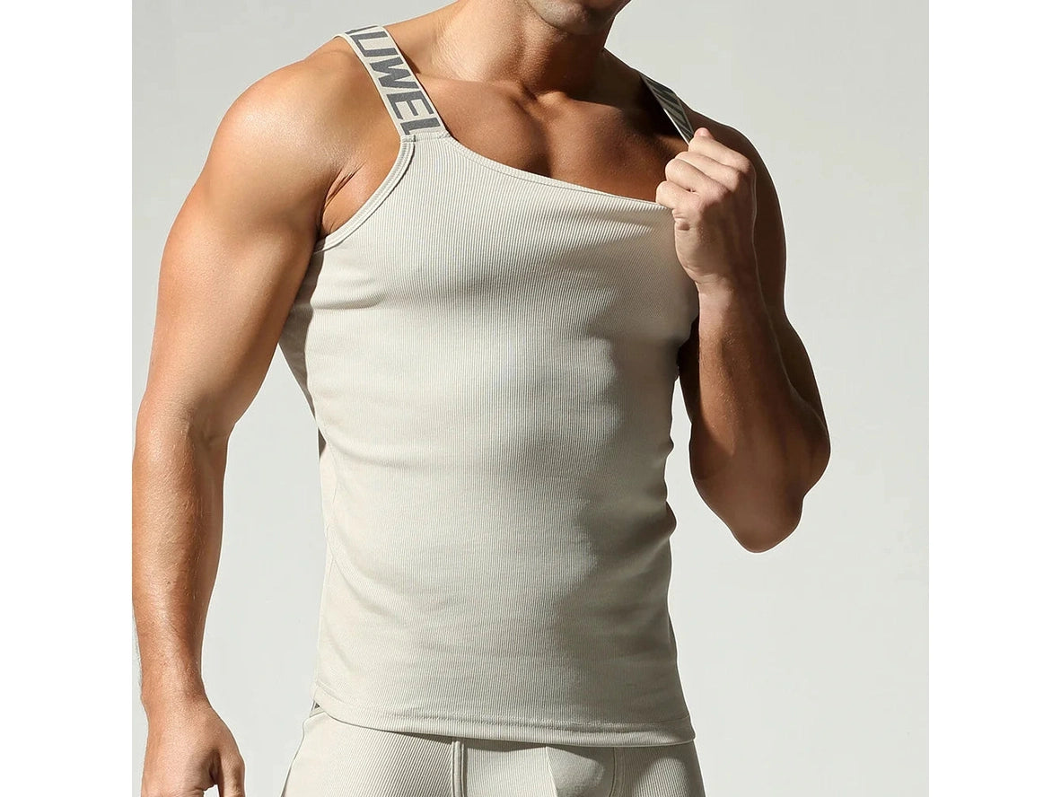 Gay Gym Tank Tops | TAUWELL Rib Tank Tops