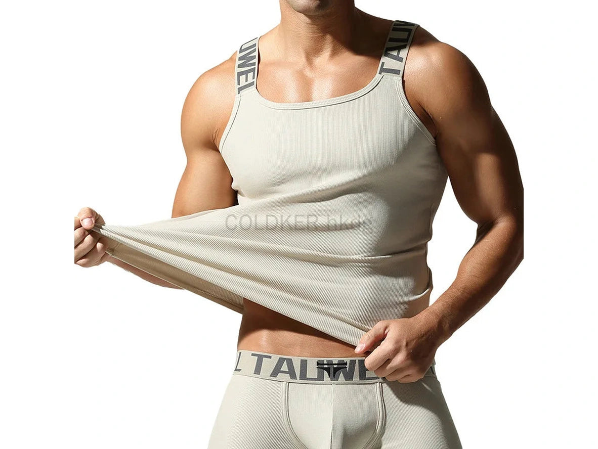 Gay Gym Tank Tops | TAUWELL Rib Tank Tops