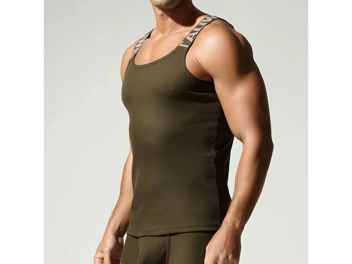 Gay Gym Tank Tops | TAUWELL Rib Tank Tops