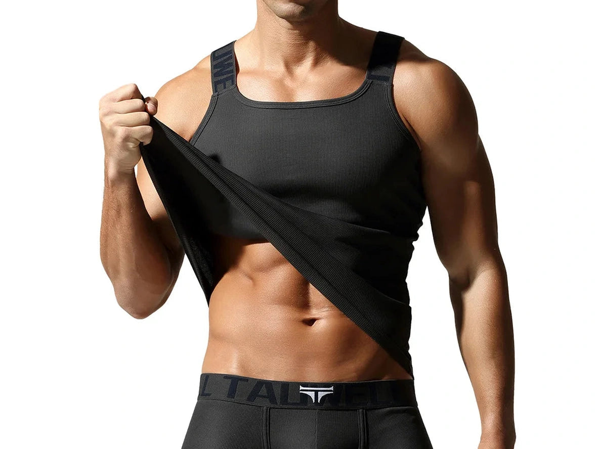 Gay Gym Tank Tops | TAUWELL Rib Tank Tops