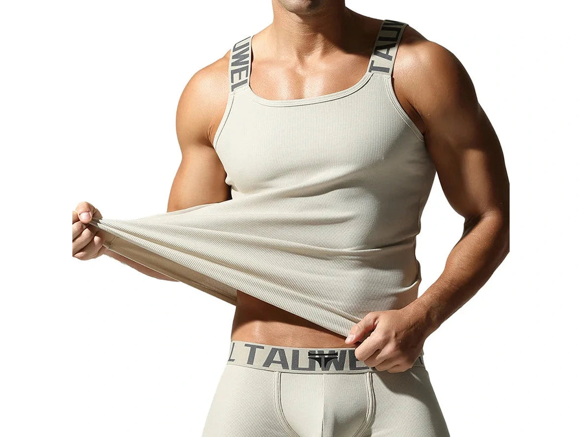 Gay Gym Tank Tops | TAUWELL Rib Tank Tops