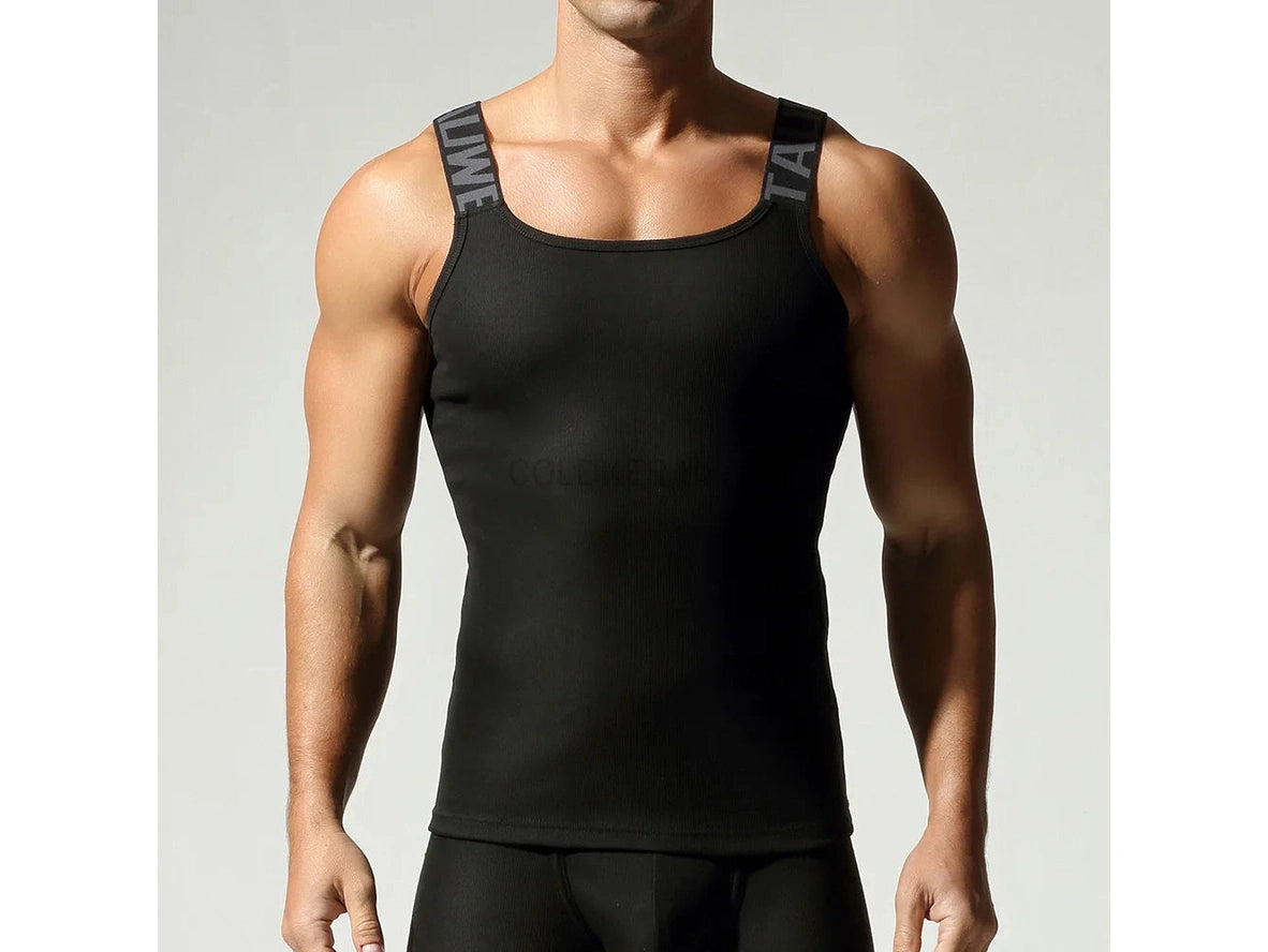 Gay Gym Tank Tops | TAUWELL Rib Tank Tops