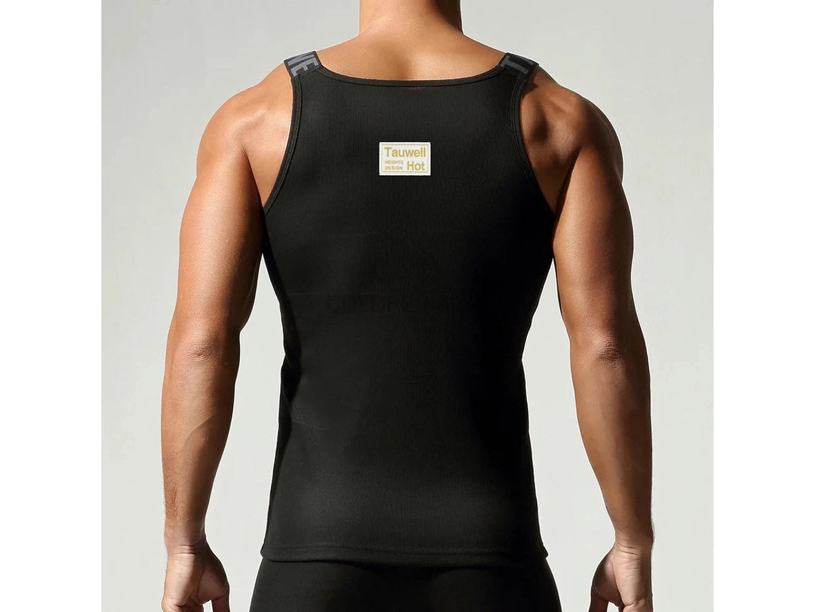 Gay Gym Tank Tops | TAUWELL Rib Tank Tops