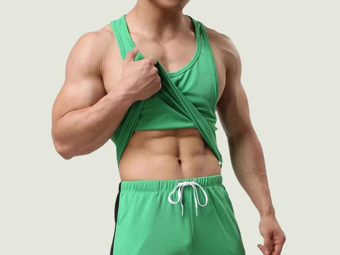 Gay Gym Tops | Cotton Pure Color Tank Tops