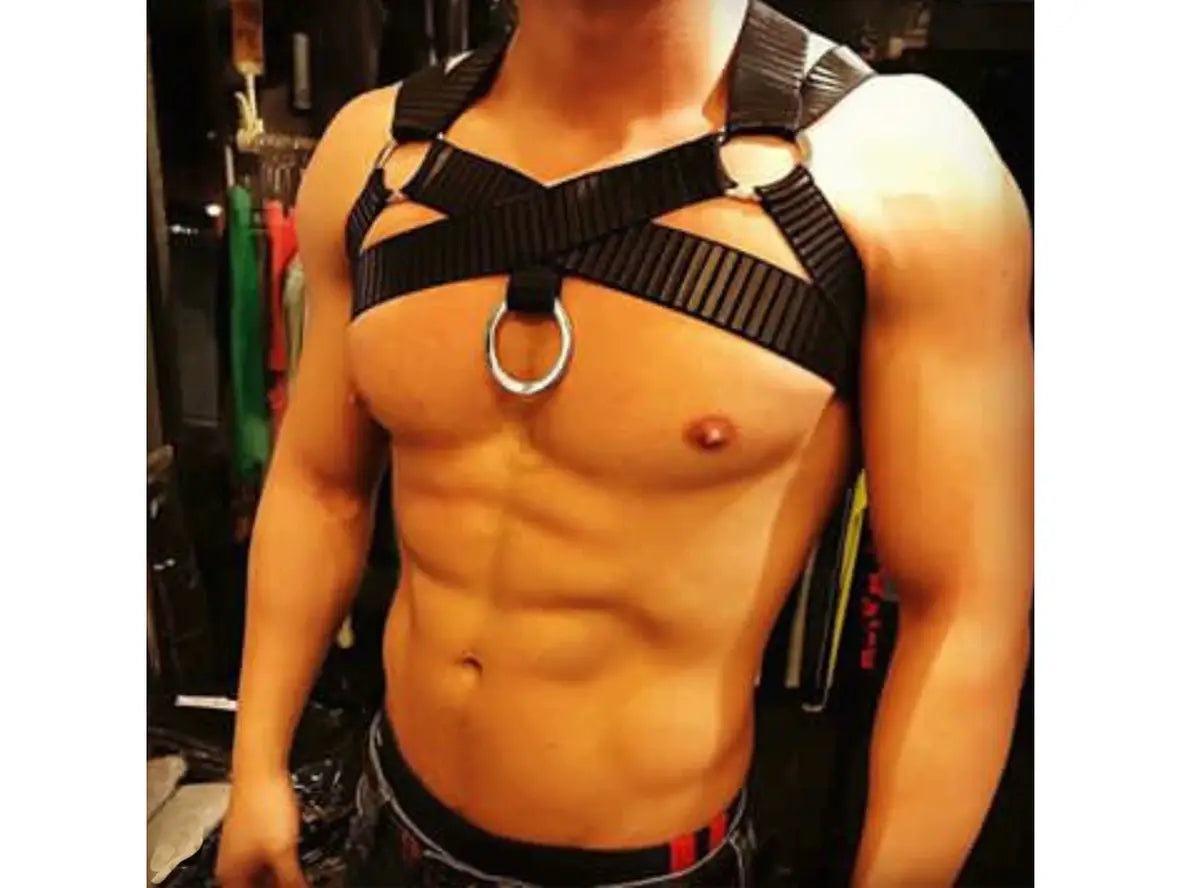 Gay Harness | Clubwear Elastic Rib Chest Harness