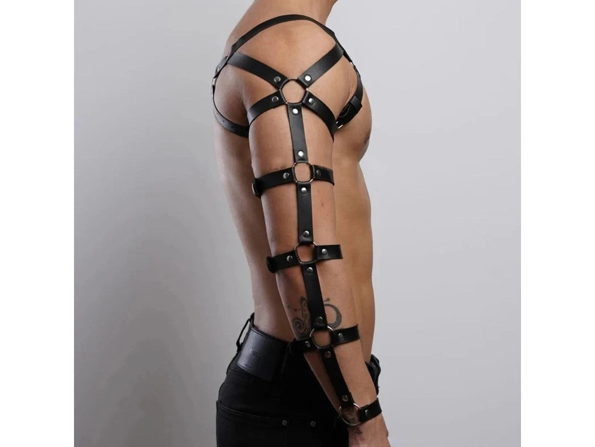 Gay Harness | Faux Leather Arm Shoulder Harness