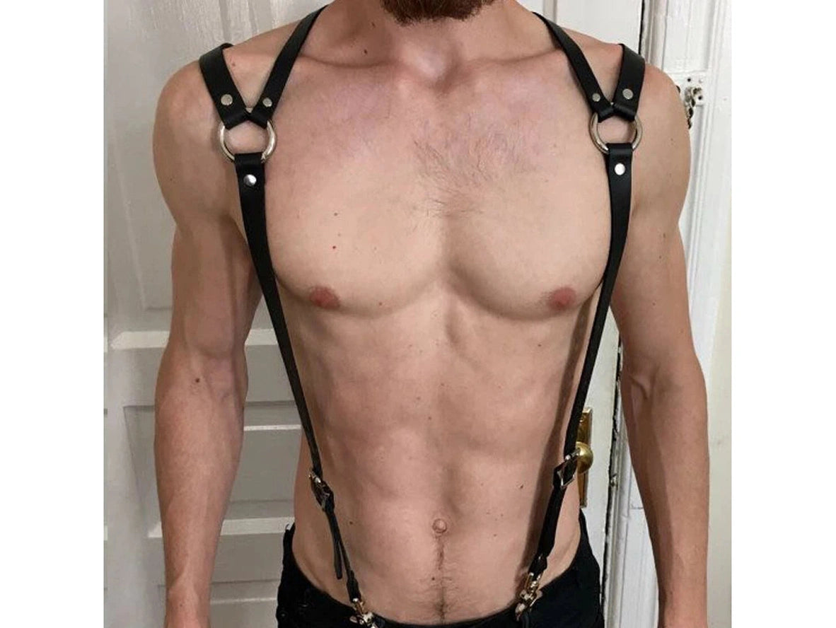 Gay Harness | Faux Leather Chest Harness