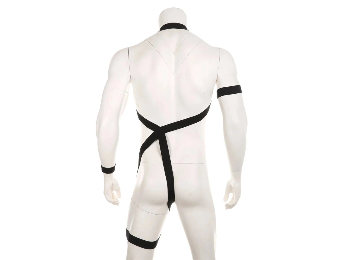 Gay Harness | Sexy Body Chest Harness + One Armband + One Wristband in 2 Styles