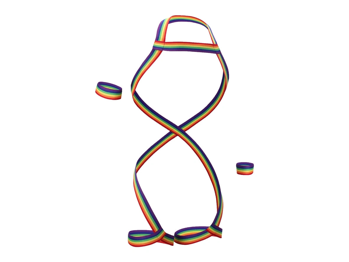 Gay Harness | Sexy Body Chest Harness + One Armband + One Wristband in 2 Styles