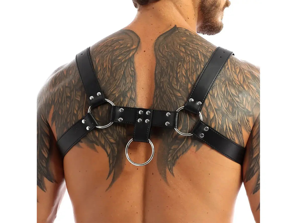 Gay Harness | Sexy Faux Leather Harness Adjustable Buckle Straps