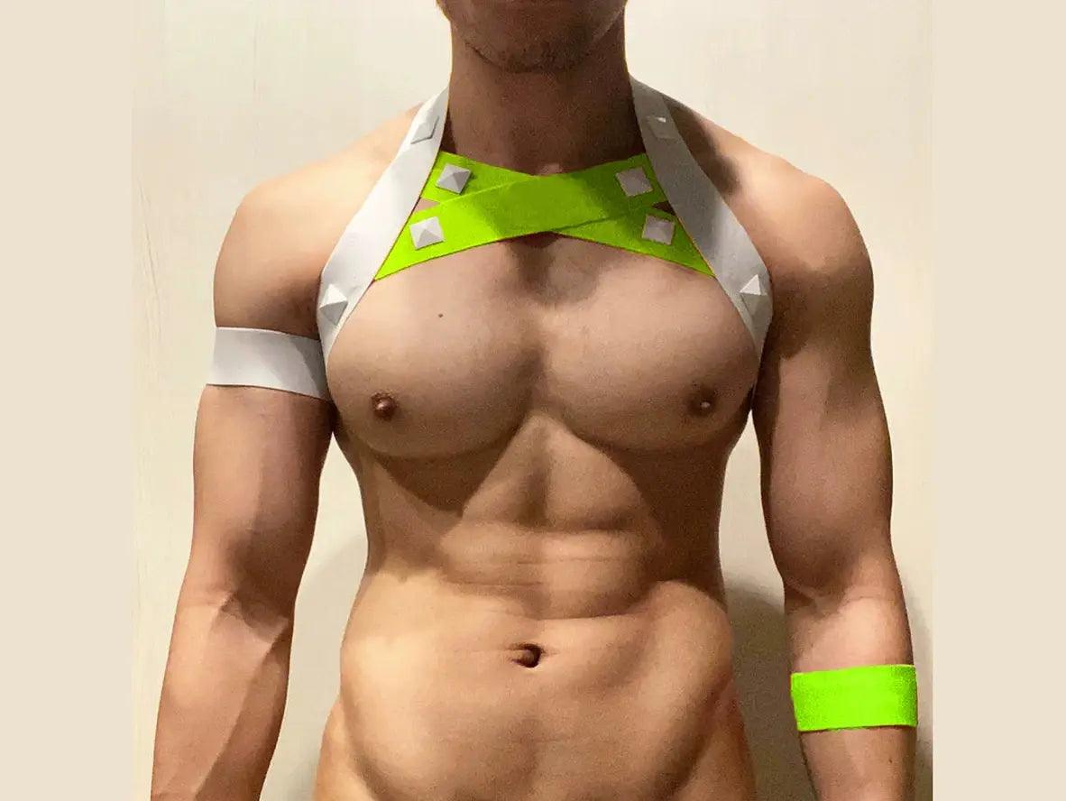 Gay Harnesses | Clubwear Nylon Stud Harness