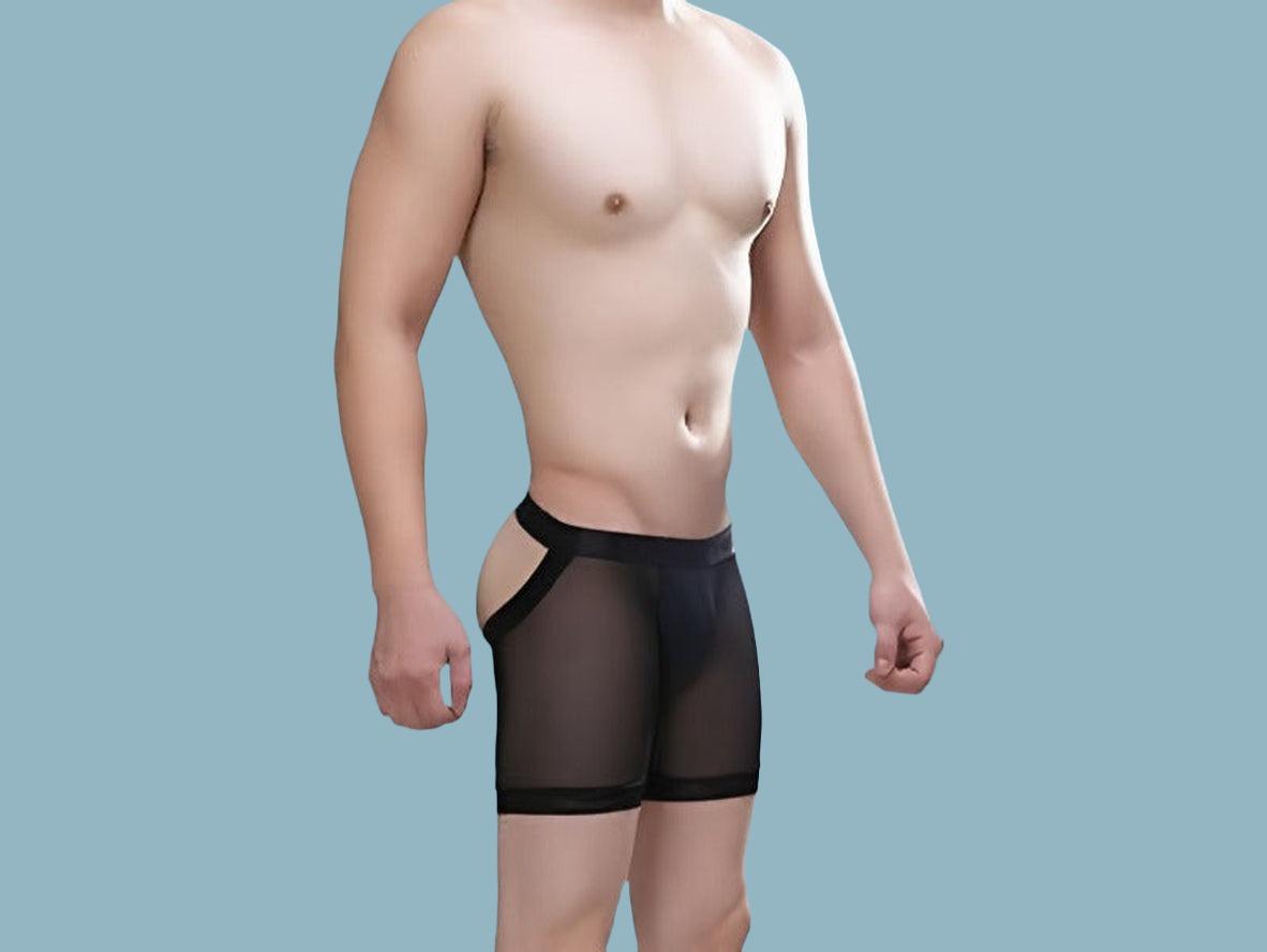 Gay Jock Briefs | CIOKICX Open Butt Long Boxer Briefs