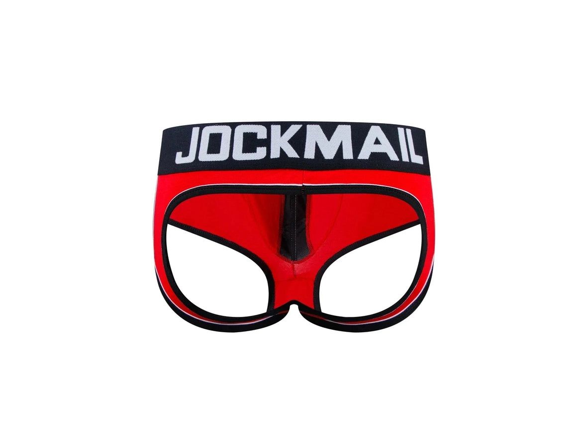 Gay Jock Briefs | JOCKMAIL Underwear Open Butt Boxer Briefs