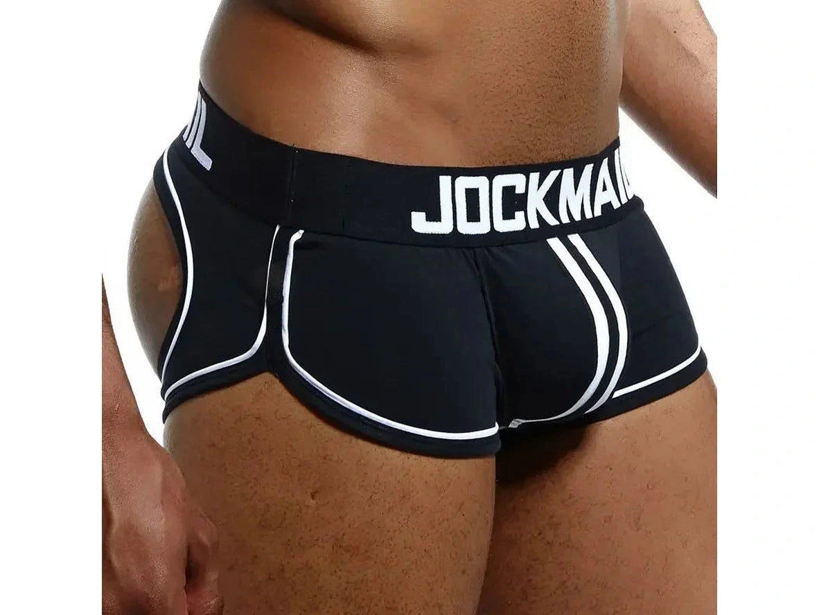 Gay Jock Briefs | JOCKMAIL Underwear Open Butt Boxer Briefs