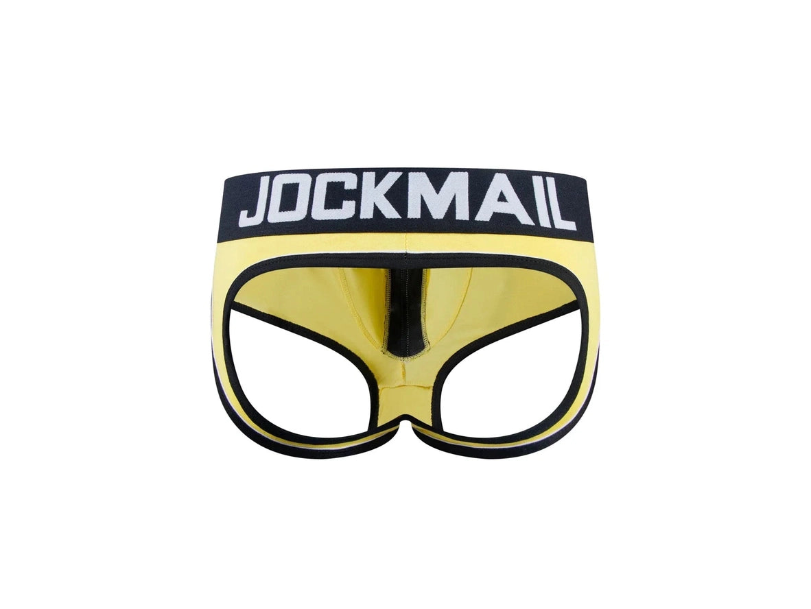 Gay Jock Briefs | JOCKMAIL Underwear Open Butt Boxer Briefs