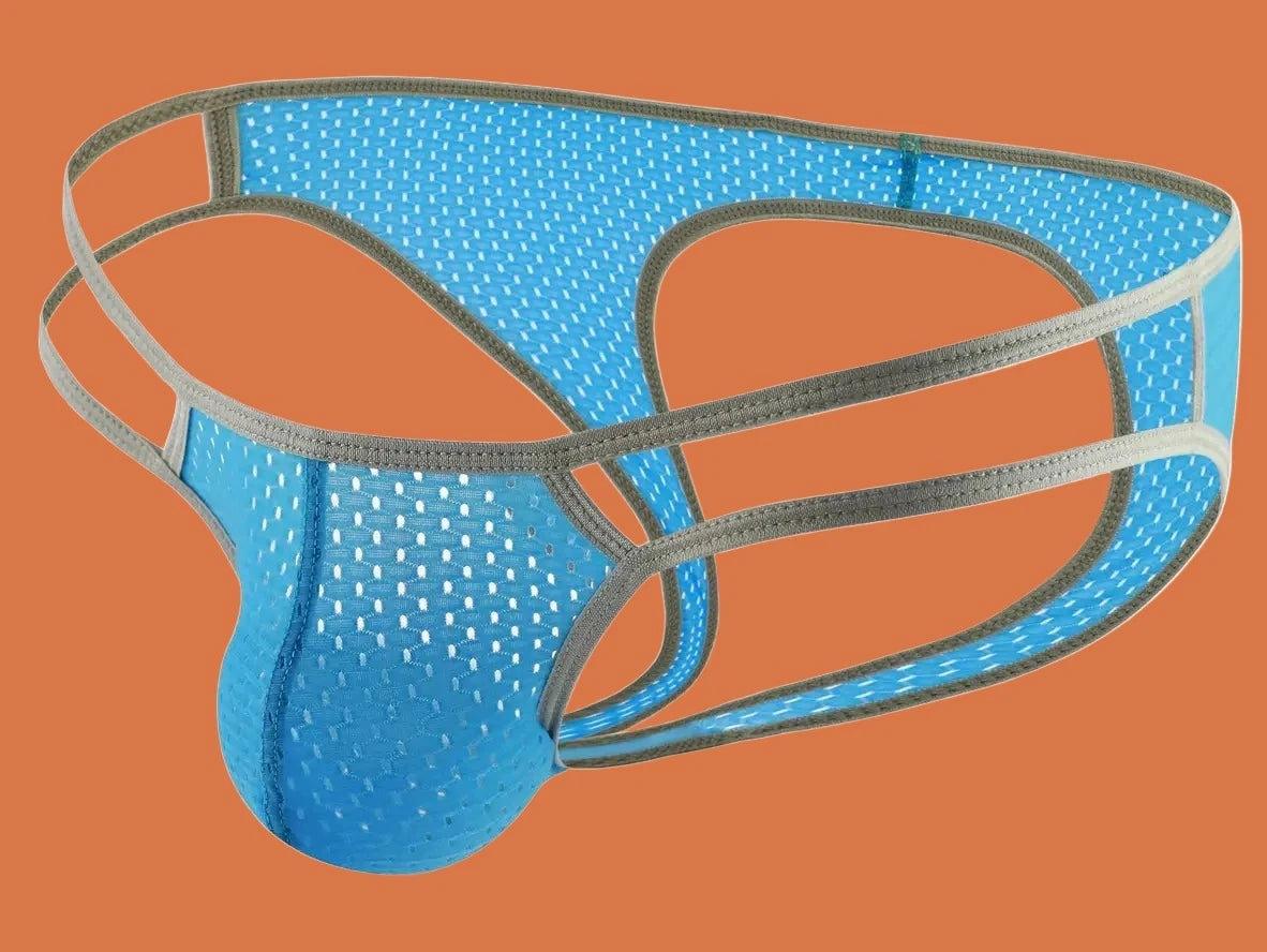 Gay Jock Briefs | Mesh Open Butt Underwear Briefs