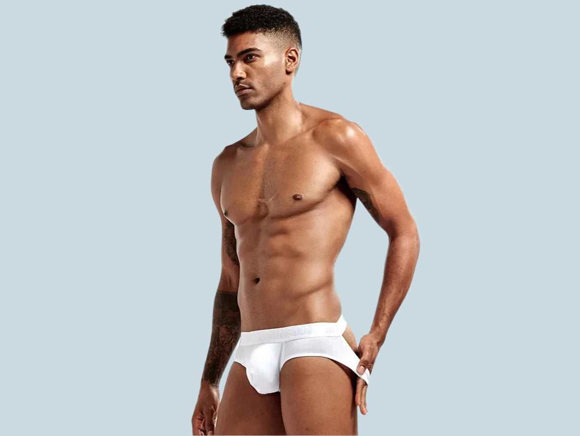 Gay Jock Briefs | PINK SENSON Sport Jock Briefs