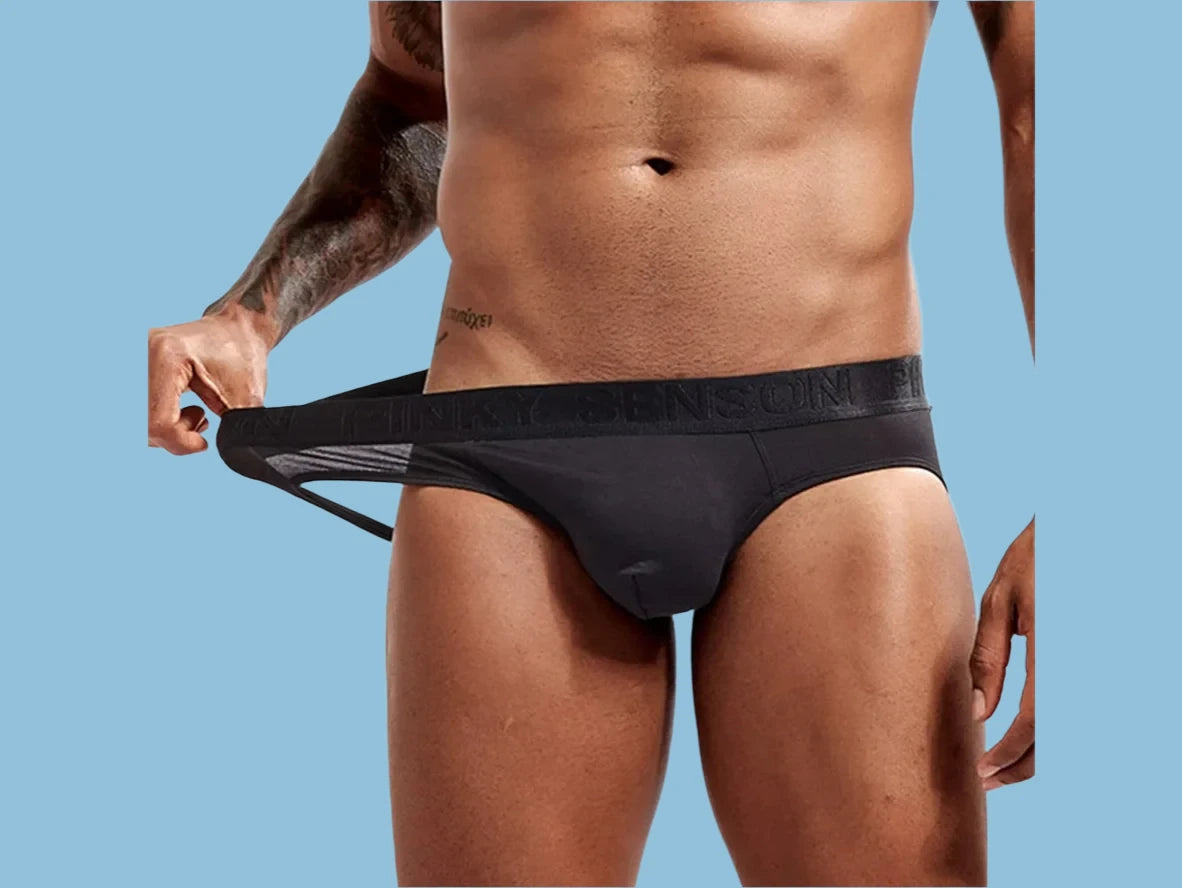 Gay Jock Briefs | PINK SENSON Sport Jock Briefs